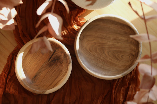 Assiette en bois